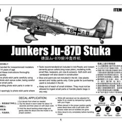 03217 | Trumpeter 1/32 Junkers Ju-87D Stuka Bomber Scaled Plastic Model Kit -Mini Crafters Store TRU 03217 09 1200x800 1