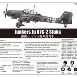 03218 | Trumpeter 1/32 Junkers Ju-87G-2 Stuka Bomber Scaled Plastic Model Kit -Mini Crafters Store TRU 03218 58 1200x800 1
