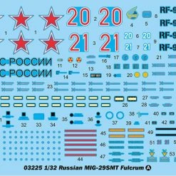 03225 | Trumpeter 1/32 Russian MIG-29SMT Fulcrum Fighter Jet Scaled Plastic Model Kit -Mini Crafters Store TRU 03225 03 1200x800 1