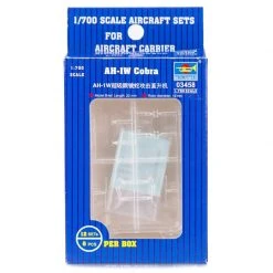 03458 | Trumpeter 1/700 AH-1W Cobra Helicopter (12Pcs) For Aircraft Carrier Scaled Plastic Model Kit