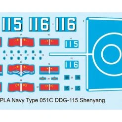 03619 | Trumpeter 1/200 PLA Navy Type 051C DDG-115 Shenyang Destroyer Plastic Model Kit -Mini Crafters Store TRU 03619 13 1200x800 1