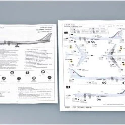 03904 | Trumpeter 1/144 TU-95MS Bear-H Bomber Scaled Plastic Model Kit -Mini Crafters Store TRU 03904 52 1200x800 1