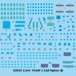 03915 | Trumpeter 1/144 PLAAF J-11B Fighter Jet Scaled Plastic Model Kit -Mini Crafters Store TRU 03915 58 1200x800 1