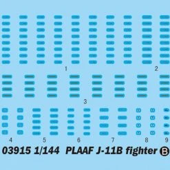 03915 | Trumpeter 1/144 PLAAF J-11B Fighter Jet Scaled Plastic Model Kit -Mini Crafters Store TRU 03915 59 1200x800 1