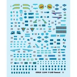 03919 | Trumpeter 1/144 F-14D Tomcat Fighter Jet Scaled Plastic Model Kit -Mini Crafters Store TRU 03919 53 1200x800 1