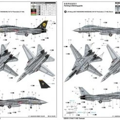 03919 | Trumpeter 1/144 F-14D Tomcat Fighter Jet Scaled Plastic Model Kit -Mini Crafters Store TRU 03919 59 1200x800 1