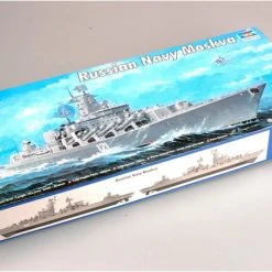 04518 | Trumpeter 1/350 Russian Navy Moskva Cruiser Plastic Model Kit -Mini Crafters Store TRU 04518 52 1200x800 1