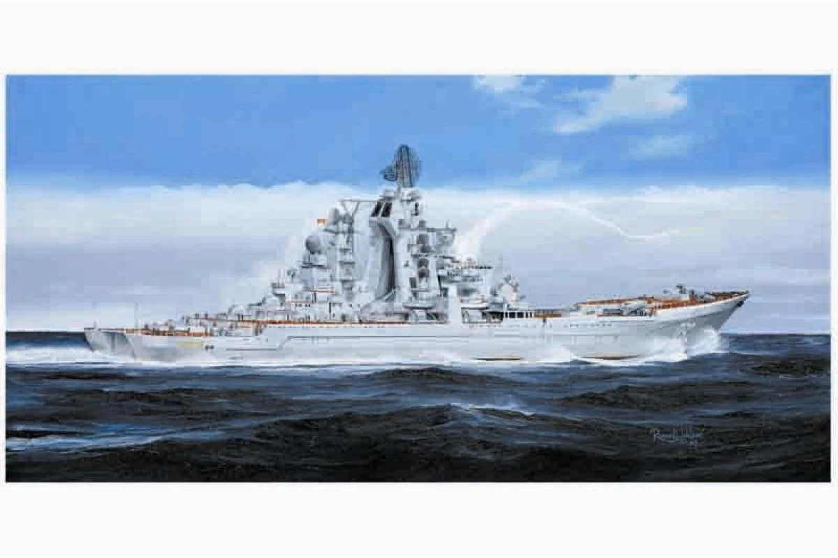 04520 | Trumpeter 1/350 Russian Admiral Ushakov (Ex-Kirov) Battlecruiser Plastic Model Kit 3 04520 | Trumpeter 1/350 Russian Admiral Ushakov (Ex-Kirov) Battlecruiser Plastic Model Kit