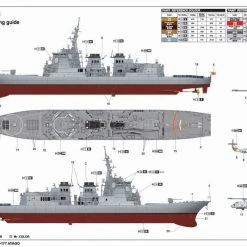 04536 | Trumpeter 1/350 JMSDF DDG-177 ATAGO Destroyer Plastic Model Kit
