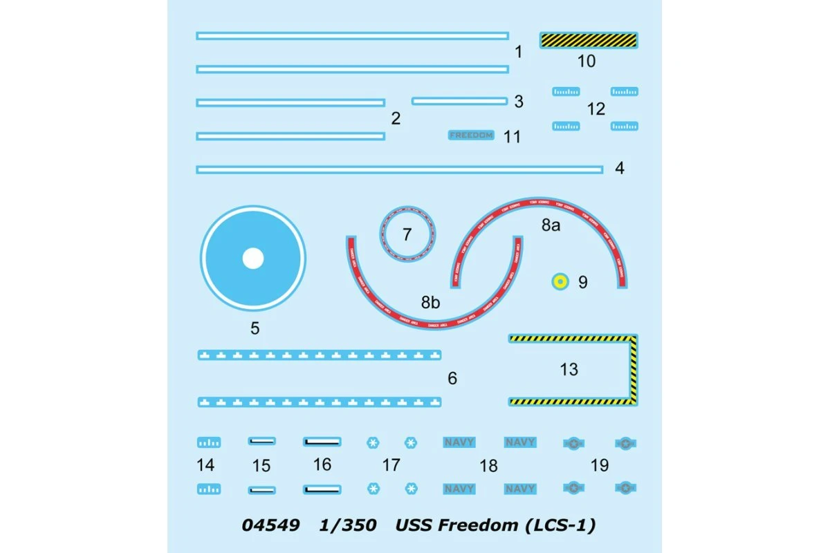 04549 | Trumpeter 1/350 USS Freedom LCS-1 Plastic Model Kit 9 04549 | Trumpeter 1/350 USS Freedom LCS-1 Plastic Model Kit - Image 7