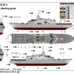 04549 | Trumpeter 1/350 USS Freedom LCS-1 Plastic Model Kit 25 04549 | Trumpeter 1/350 USS Freedom LCS-1 Plastic Model Kit -Mini Crafters Store TRU 04549 09 1200x800 1