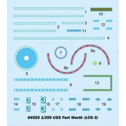 04553 | Trumpeter 1/350 USS Fort Worth LCS-3 Frigate Plastic Model Kit -Mini Crafters Store TRU 04553 56 1200x800 1