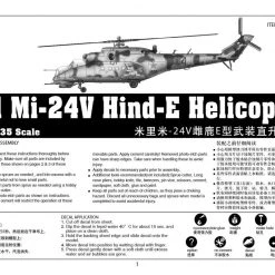 05103 | Trumpeter 1/35 Mil MI-24V Hind-E Helicopter Scaled Plastic Model Kit -Mini Crafters Store TRU 05103 52 1200x800 1