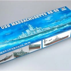 05306 | Trumpeter 1/350 USS Massachusetts BB-59 Battleship Plastic Model Kit -Mini Crafters Store TRU 05306 52 1200x800 1