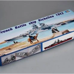 05311 | Trumpeter 1/350 French Richelieu 1943 Battleship Plastic Model Kit -Mini Crafters Store TRU 05311 52 1200x800 1