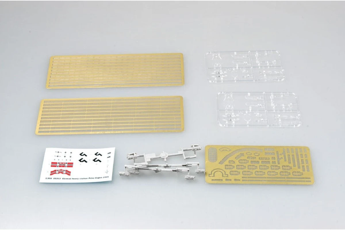 05313 | Trumpeter 1/350 German Prinz Eugen 1945 Heavy Cruiser Scaled Plastic Model Kit 5 05313 | Trumpeter 1/350 German Prinz Eugen 1945 Heavy Cruiser Scaled Plastic Model Kit - Image 3