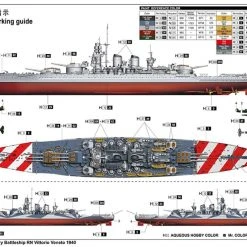 05320 | Trumpeter 1/350 Italian 1940 RN Vittorio Veneto Navy Battleship Scaled Model Kit 15 05320 | Trumpeter 1/350 Italian 1940 RN Vittorio Veneto Navy Battleship Scaled Model Kit -Mini Crafters Store TRU 05320 02 1200x800 1