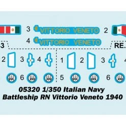 05320 | Trumpeter 1/350 Italian 1940 RN Vittorio Veneto Navy Battleship Scaled Model Kit 16 05320 | Trumpeter 1/350 Italian 1940 RN Vittorio Veneto Navy Battleship Scaled Model Kit -Mini Crafters Store TRU 05320 03 1200x800 1