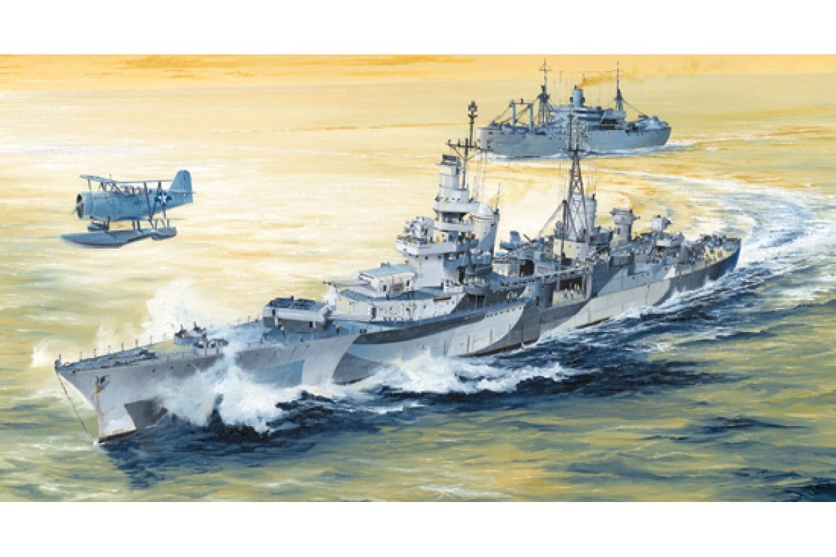 05327 | Trumpeter 1/350 USS Induanapolis CA-35 1944 Heavy Cruiser Plastic Model Kit 3 05327 | Trumpeter 1/350 USS Induanapolis CA-35 1944 Heavy Cruiser Plastic Model Kit