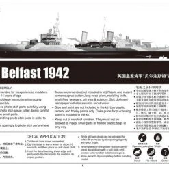 05334 | Trumpeter 1/350 HMS Belfast 1942 Light Cruiser Plastic Model Kit -Mini Crafters Store TRU 05334 54 1200x800 1