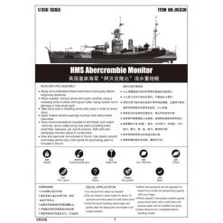 05336 | Trumpeter 1/350 HMS Abercrombie Monitor Battleship Plastic Model Kit -Mini Crafters Store TRU 05336 56 1200x800 1