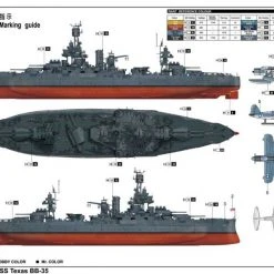 05340 | Trumpeter 1/350 USS Texas BB-35 Battleship Plastic Model Kit -Mini Crafters Store TRU 05340 52 1200x800 1