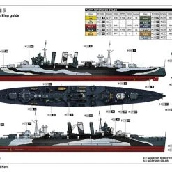 05352 | Trumpeter 1/350 HMS Kent Frigate Plastic Model Kit -Mini Crafters Store TRU 05352 07 1200x800 1