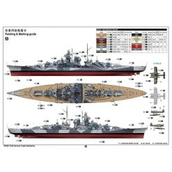 05359 | Trumpeter 1/350 German Tirpitz Battleship Scaled Plastic Model Kit 18 05359 | Trumpeter 1/350 German Tirpitz Battleship Scaled Plastic Model Kit -Mini Crafters Store TRU 05359 09 1200x800 1