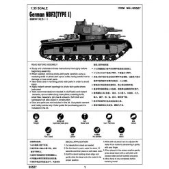 05527 | Trumpeter 1/35 German NBFZ (Type 1) Heavy Tank Scaled Plastic Model Kit -Mini Crafters Store TRU 05527 04 1200x800 1