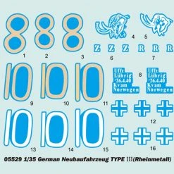 05529 | Trumpeter 1/35 German Neubaufahrzeug Nr.3-5 Tank Scaled Plastic Model Kit -Mini Crafters Store TRU 05529 53 1200x800 1
