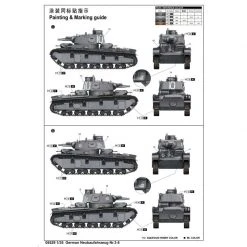 05529 | Trumpeter 1/35 German Neubaufahrzeug Nr.3-5 Tank Scaled Plastic Model Kit -Mini Crafters Store TRU 05529 55 1200x800 1