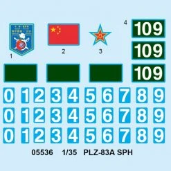 05536 | Trumpeter 1/35 PLZ-83A SPH Self-Propelled Gun Scaled Plastic Model Kit -Mini Crafters Store TRU 05536 53 1200x800 1