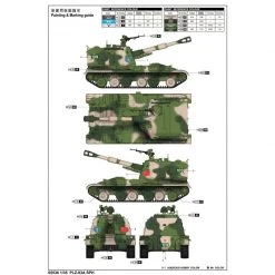 05536 | Trumpeter 1/35 PLZ-83A SPH Self-Propelled Gun Scaled Plastic Model Kit -Mini Crafters Store TRU 05536 55 1200x800 1