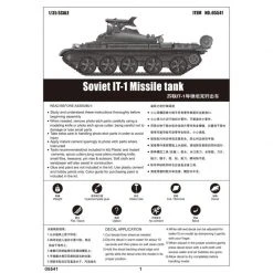 05541 | Trumpeter 1/35 Soviet IT-1 Missile Tank Scaled Plastic Model Kit -Mini Crafters Store TRU 05541 53 1200x800 1