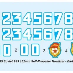 05543 | Trumpeter 1/35 Soviet 2S3 152mm Self-Propelled Gun Scaled Plastic Model Kit -Mini Crafters Store TRU 05543 53 1200x800 1