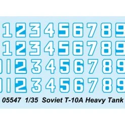 05547 | Trumpeter 1/35 Soviet T-10A Heavy Tank Scaled Plastic Model Kit -Mini Crafters Store TRU 05547 52 1200x800 1