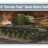 05553 | Trumpeter 1/35 Russian Tiger KV-220 Super Heavy Tank Vehicle Scaled Plastic Model Kit -Mini Crafters Store TRU 05553 00 1200x800 1
