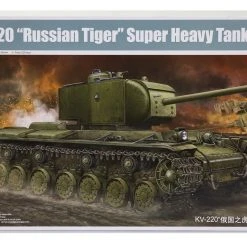 05553 | Trumpeter 1/35 Russian Tiger KV-220 Super Heavy Tank Vehicle Scaled Plastic Model Kit