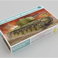 05553 | Trumpeter 1/35 Russian Tiger KV-220 Super Heavy Tank Vehicle Scaled Plastic Model Kit -Mini Crafters Store TRU 05553 66 1200x800 1