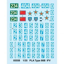 05558 | Trumpeter 1/35 PLA ZBD-86B Infantry Fighting Tank Scaled Plastic Model Kit -Mini Crafters Store TRU 05558 59 1200x800 1