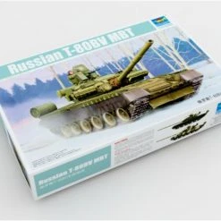 05566 | Trumpeter 1/35 Russian T-80BV Main Battle Tank Scaled Plastic Model Kit -Mini Crafters Store TRU 05566 53 1200x800 1