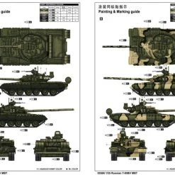 05566 | Trumpeter 1/35 Russian T-80BV Main Battle Tank Scaled Plastic Model Kit -Mini Crafters Store TRU 05566 54 1200x800 1