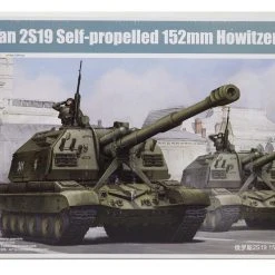 05574 | Trumpeter 1/35 Russian 2S19 152mm Self-Propelled Gun Scaled Plastic Model Kit