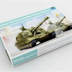 05574 | Trumpeter 1/35 Russian 2S19 152mm Self-Propelled Gun Scaled Plastic Model Kit -Mini Crafters Store TRU 05574 52 1200x800 1