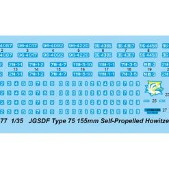 05577 | Trumpeter 1/35 JGSDF Type 75 155mm Self-Propelled Gun Scaled Plastic Model Kit -Mini Crafters Store TRU 05577 61 1200x800 1