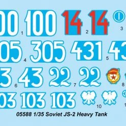 05588 | Trumpeter 1/35 Soviet JS-2 Heavy Tank Scaled Plastic Model Kit -Mini Crafters Store TRU 05588 54 1200x800 1