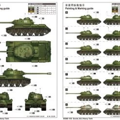 05588 | Trumpeter 1/35 Soviet JS-2 Heavy Tank Scaled Plastic Model Kit -Mini Crafters Store TRU 05588 55 1200x800 1