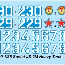 05590 | Trumpeter 1/35 Soviet JS-2M Heavy Tank Scaled Plastic Model Kit -Mini Crafters Store TRU 05590 53 1200x800 1
