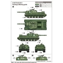 05591 | Trumpeter 1/35 Soviet JSU-152K Self-Propelled Gun Scaled Plastic Model Kit -Mini Crafters Store TRU 05591 66 1200x800 1