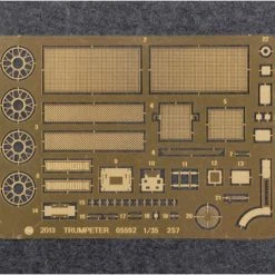 05592 | Trumpeter 1/35 Soviet 2S7m Self-Propelled Gun Scaled Plastic Model Kit -Mini Crafters Store TRU 05592 60 1200x800 1